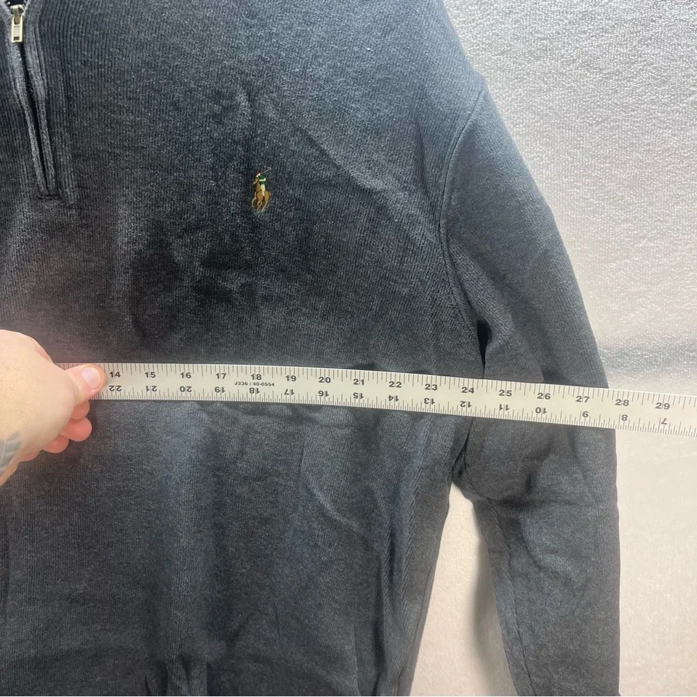 Polo Ralph Lauren Estate Rib Sweater 1/4 Zip‎ Mens XLT Flesh Pony 2951